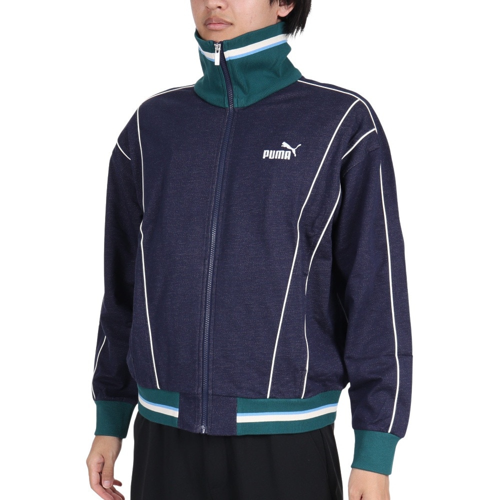 プーマ（PUMA）（メンズ）ジャージ メンズ CORE HERITAGE トラックジャケット 677677 06 NVY