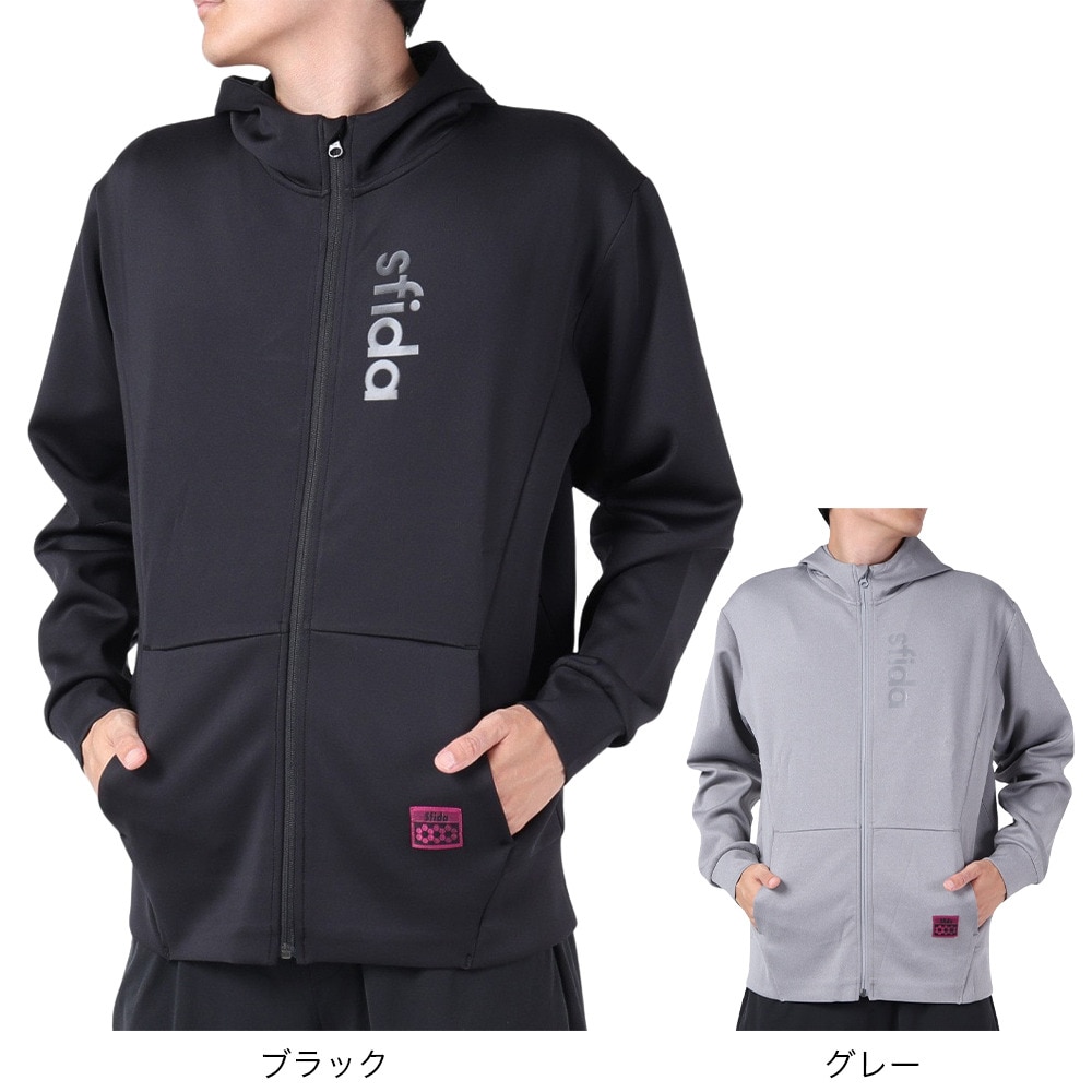 スフィーダ（SFIDA）（メンズ）TR スウェットフルジップジャケット SA-23X53 BLK
