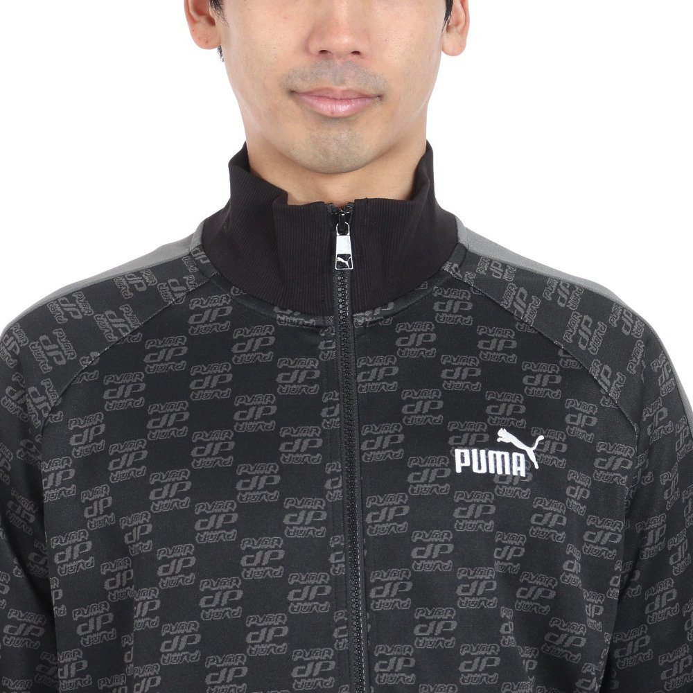 プーマ（PUMA）（メンズ）トラックジャケット ジャージ CORE HERITAGE モノグラム  680697 01 BLK