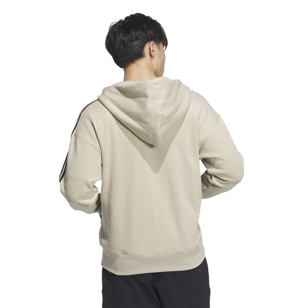 アディダス（adidas）（メンズ）エッセンシャルズプラス ルーズフィット スリーストライプス フルジップパーカー KWF02-JF3993