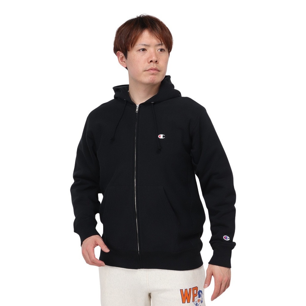 チャンピオン-ヘリテイジ（CHAMPION-HERITAGE）（メンズ）リバースウィーブ ジップフーデット スウェットシャツ C3-Z102 09A