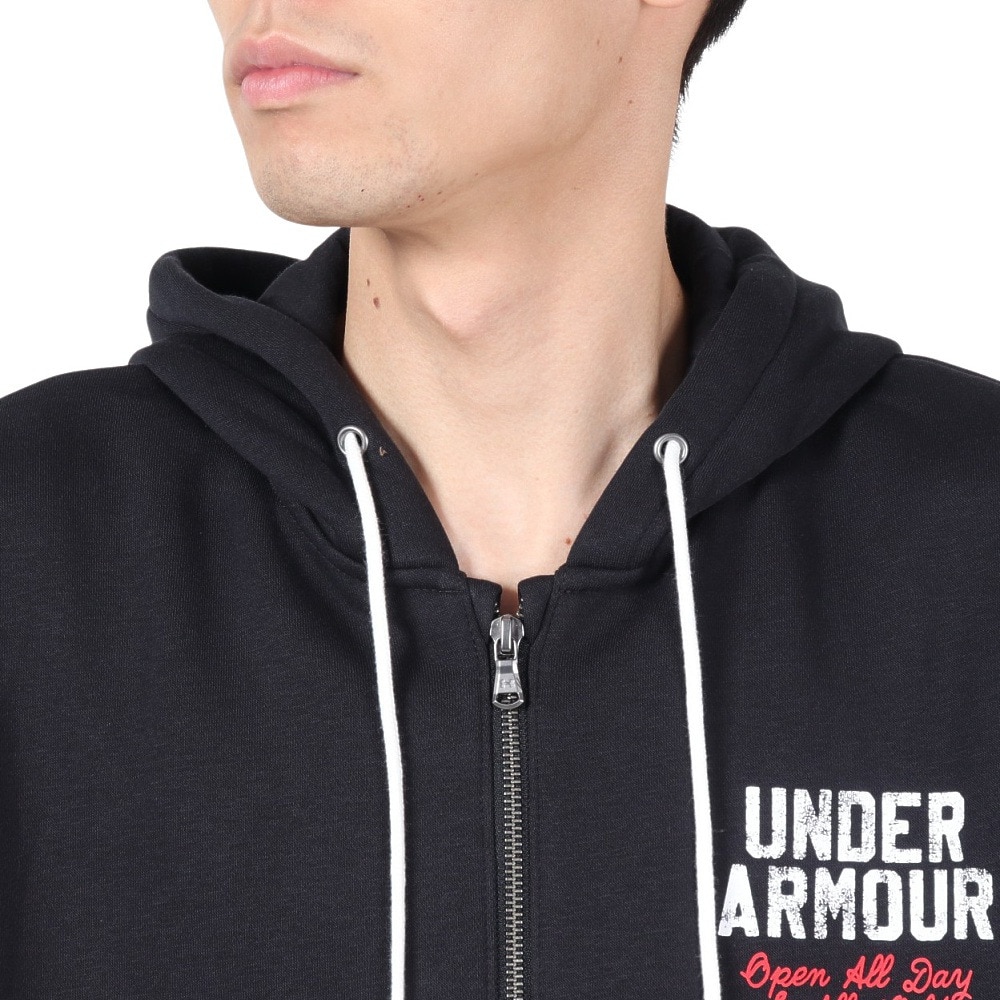 アンダーアーマー（UNDER ARMOUR）（メンズ）IconFlc 24/7 フルジップジャケット 1386566 001