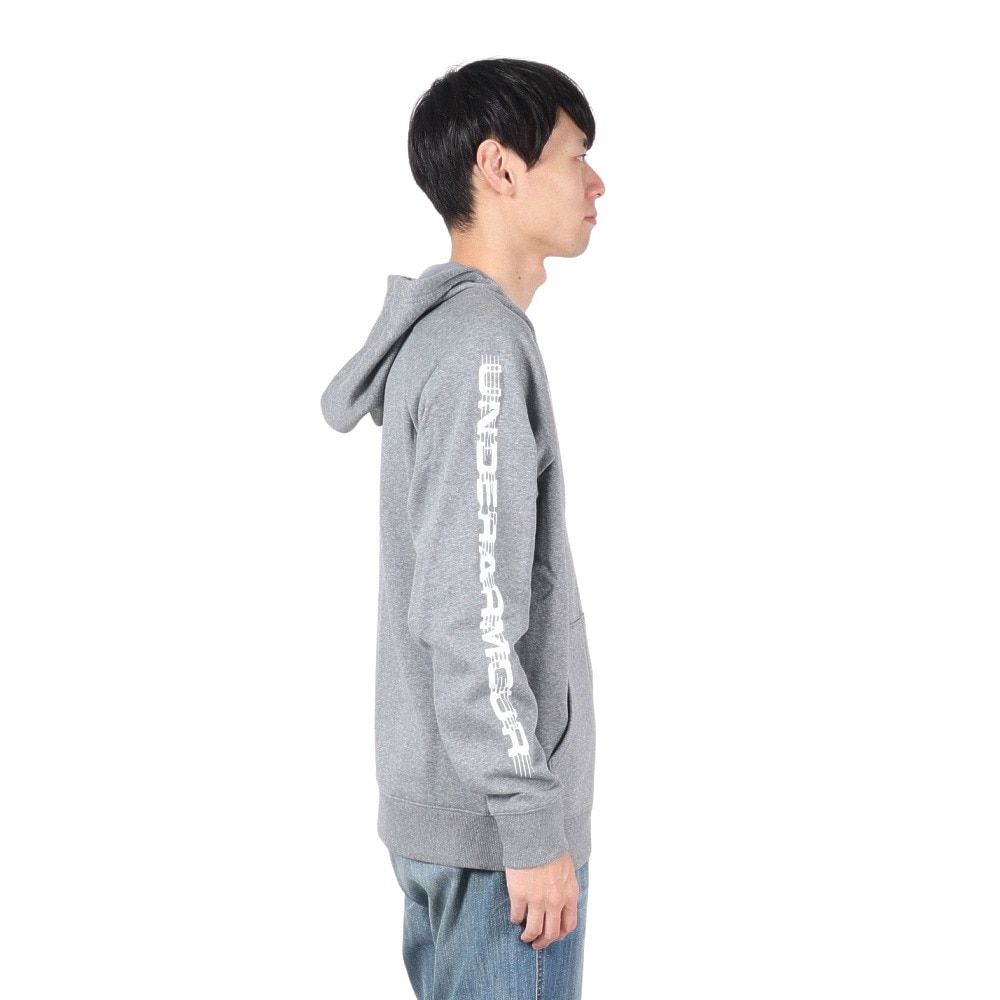 アンダーアーマー（UNDER ARMOUR）（メンズ）ライバルフリース グリッチ フルジップ フーディー 1390301 025