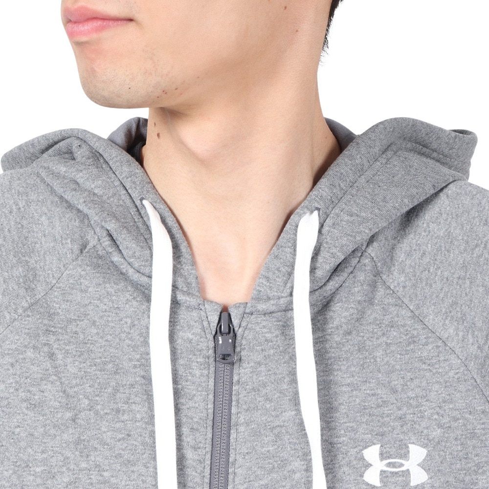 アンダーアーマー（UNDER ARMOUR）（メンズ）ライバルフリース グリッチ フルジップ フーディー 1390301 025