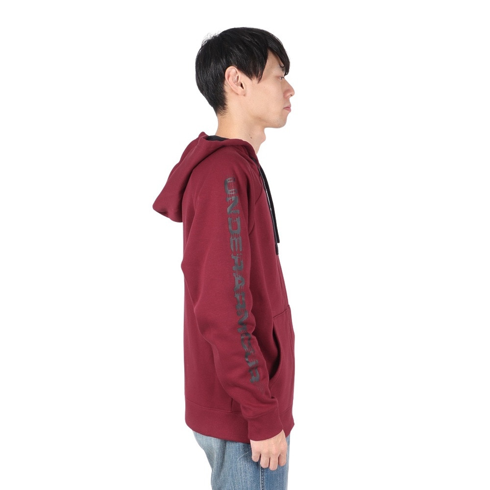 アンダーアーマー（UNDER ARMOUR）（メンズ）ライバルフリース グリッチ フルジップ フーディー 1390301 625
