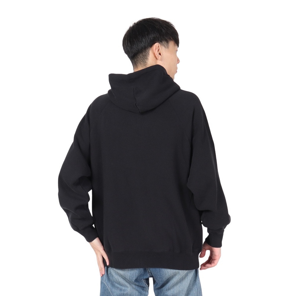 バクタ（BUKTA）（メンズ）ヘビーOZ 裏起毛 ラグランパーカー BU2415804:19:BLACK