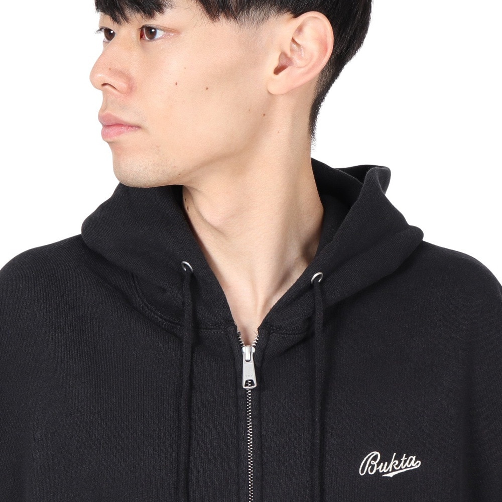 バクタ（BUKTA）（メンズ）ヘビーOZ 裏起毛 ラグランパーカー BU2415804:19:BLACK