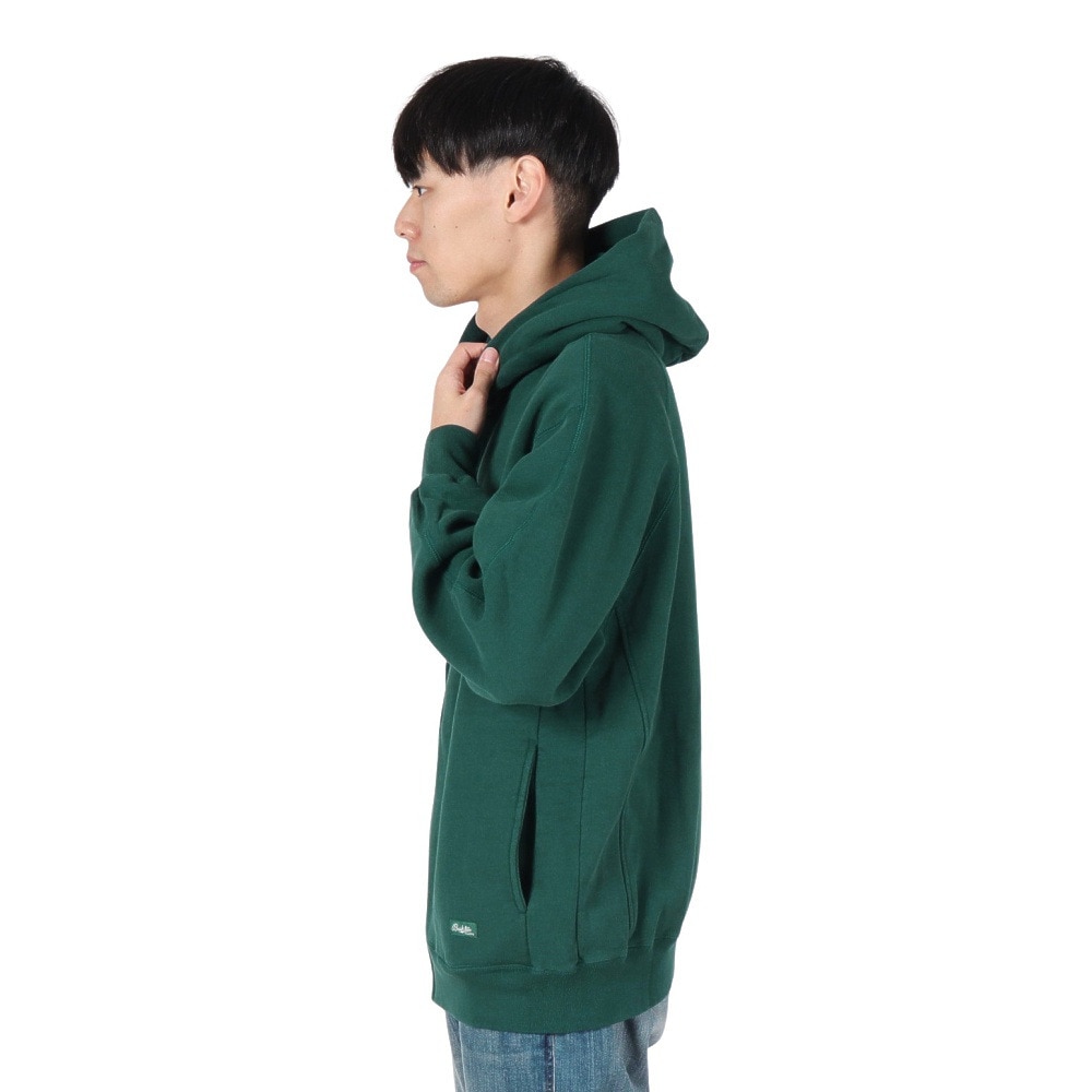 バクタ（BUKTA）（メンズ）ヘビーOZ裏起毛スプリットラグランパーカー BU2415804:65:GREEN