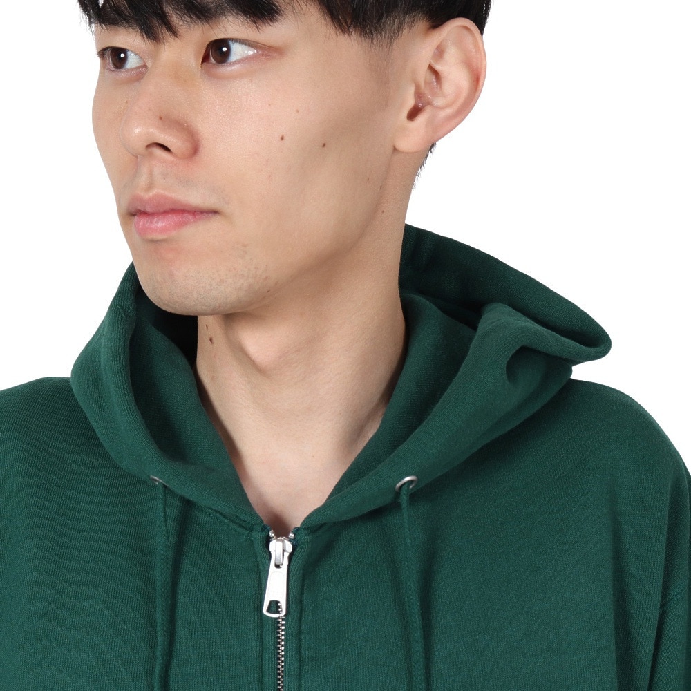 バクタ（BUKTA）（メンズ）ヘビーOZ裏起毛スプリットラグランパーカー BU2415804:65:GREEN