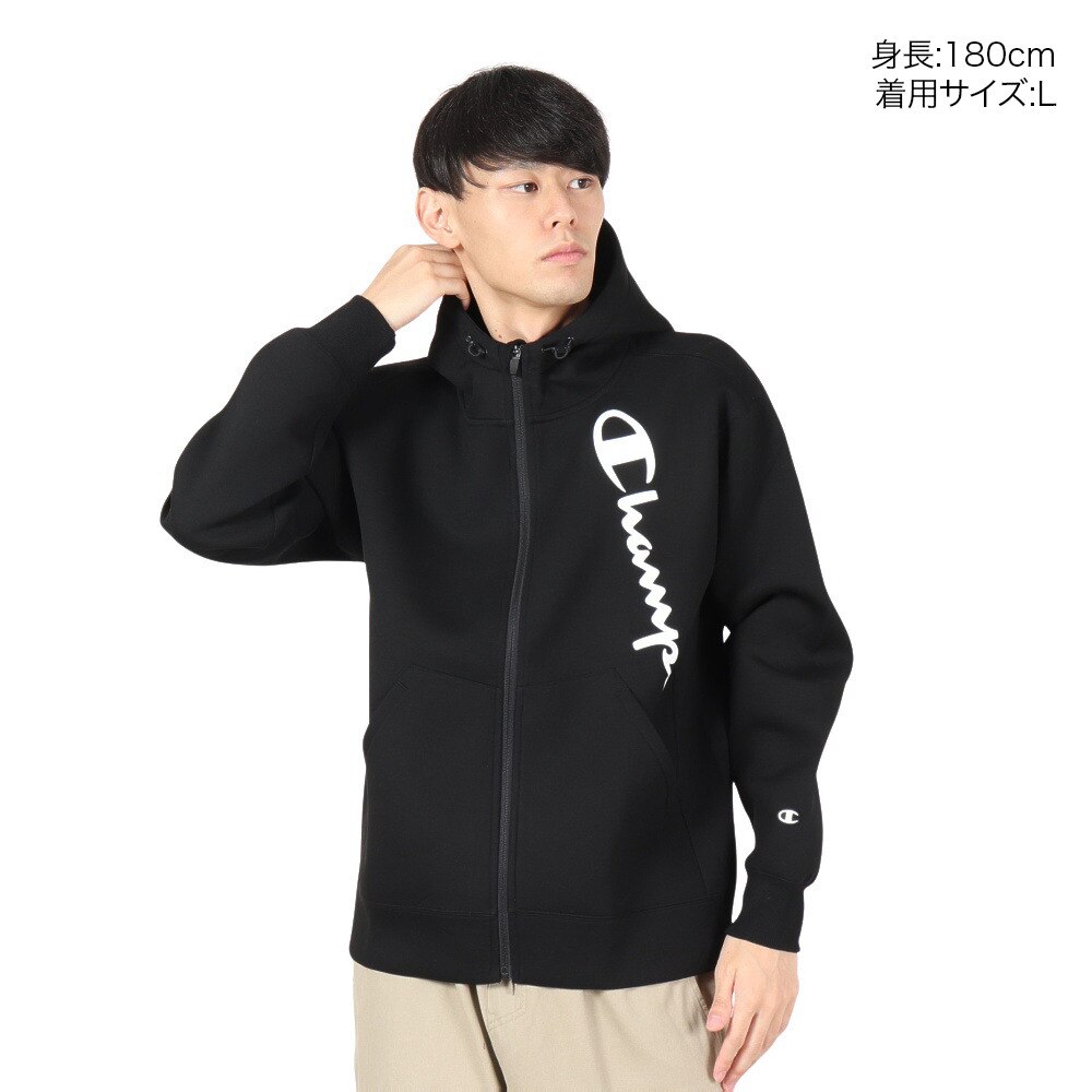 チャンピオン（CHAMPION）（メンズ）ジップフード スウェットシャツ C3-AS102 090