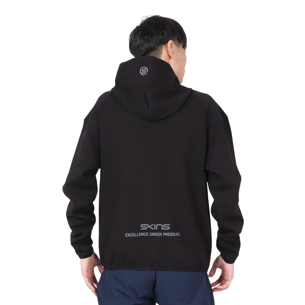 スキンズ（SKINS）（メンズ）アクティブウェア テックダンボールニットブルゾン 184-52912-019
