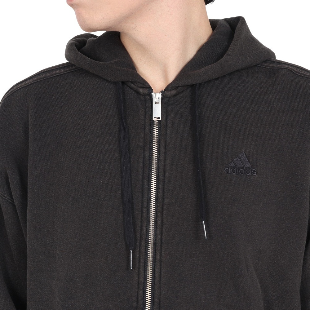 アディダス（adidas）（メンズ、レディース）WASH スウェット フルジップフーディ KSA12-JP4613