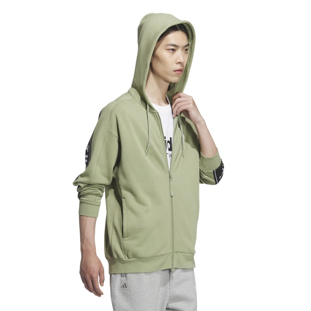 アディダス（adidas）（メンズ）ワーディングパック ルーズフィット フレンチテリー フルジップパーカー KWX99-JG8597