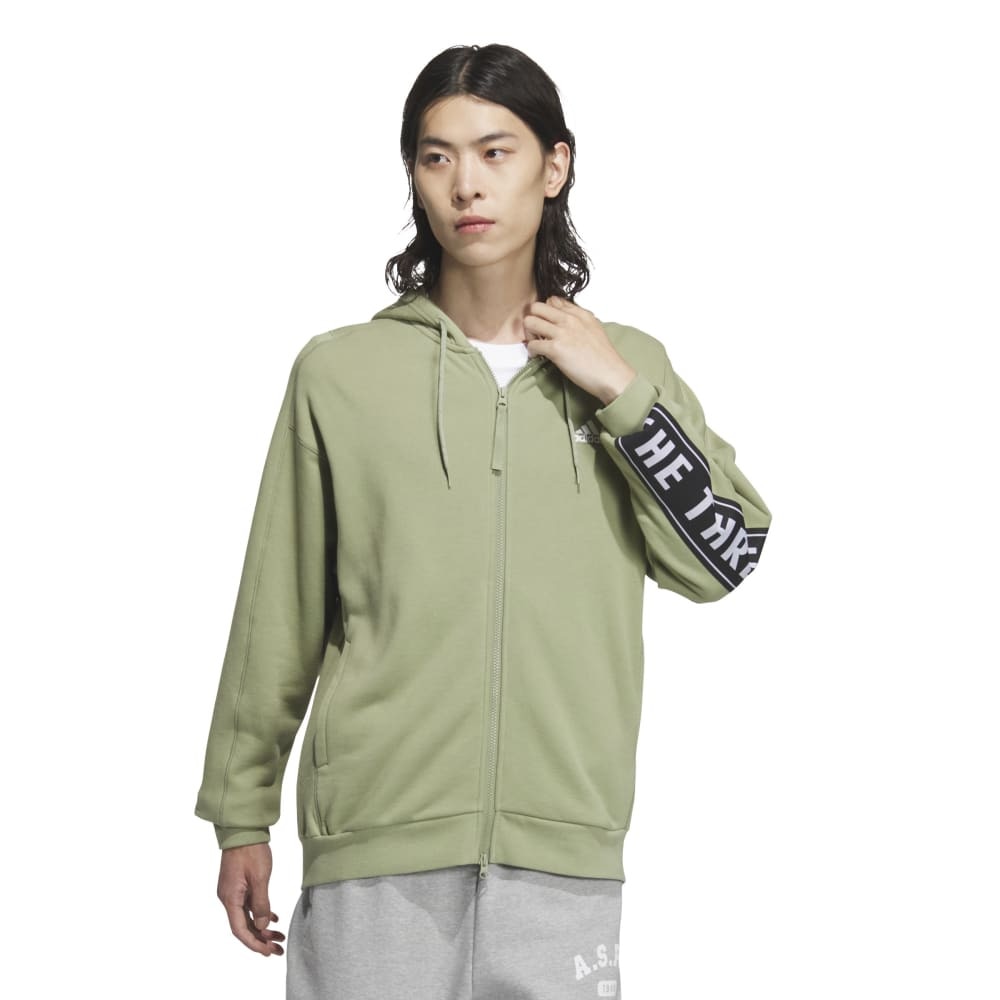 アディダス（adidas）（メンズ）ワーディングパック ルーズフィット フレンチテリー フルジップパーカー KWX99-JG8597