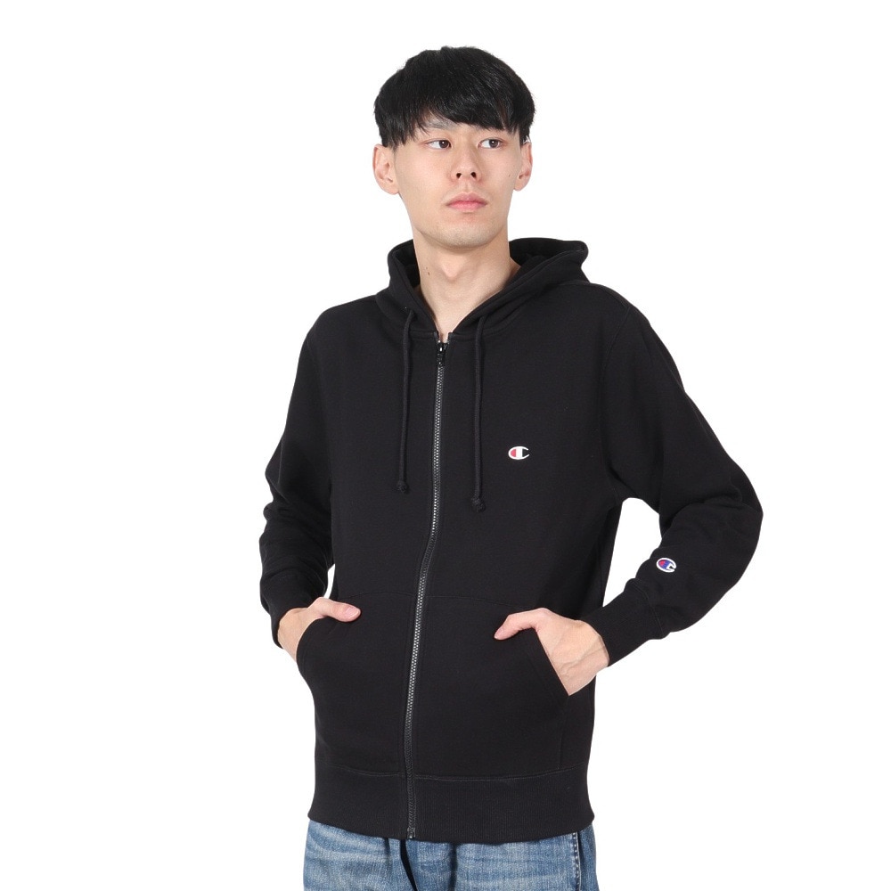 チャンピオン-ヘリテイジ（CHAMPION-HERITAGE）（メンズ）ベーシック ジップフーデッド スウェットシャツ C3-Y137 090