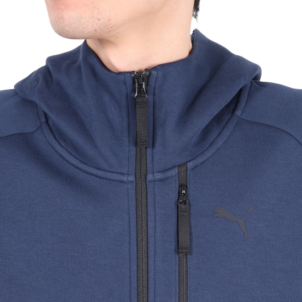 プーマ（PUMA）（メンズ）TECH フルジップフーディ DK 626143 14 NVY