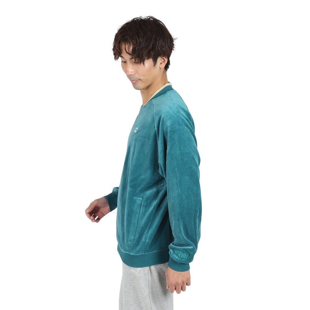 プーマ（PUMA）（メンズ）GV ベロア ジャケット 685384 22 GRN
