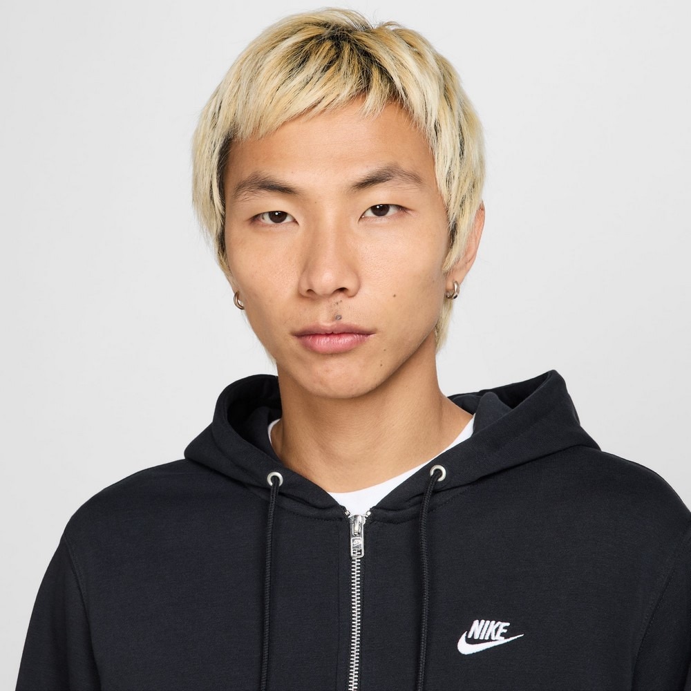 ナイキ（NIKE）（メンズ）クラブ フレンチ テリー ロングスリーブ フルジップ フーディ パーカー FN3885-010