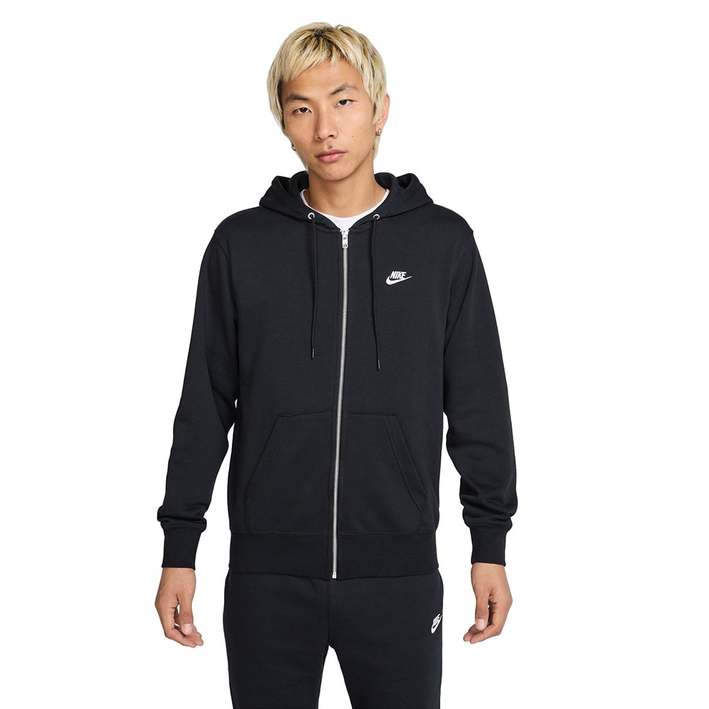 ナイキ（NIKE）（メンズ）クラブ フレンチ テリー ロングスリーブ フルジップ フーディ パーカー FN3885-010