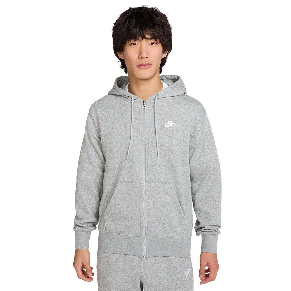 ナイキ（NIKE）（メンズ）クラブ フレンチ テリー ロングスリーブ フルジップ フーディ パーカー FN3885-063