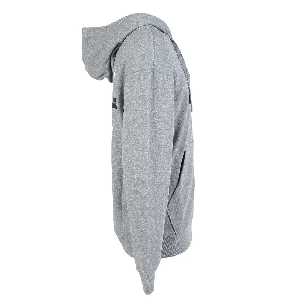 プーマ（PUMA）（メンズ）POWER グラフィック フルジップ フーディー 684218 03 GRY