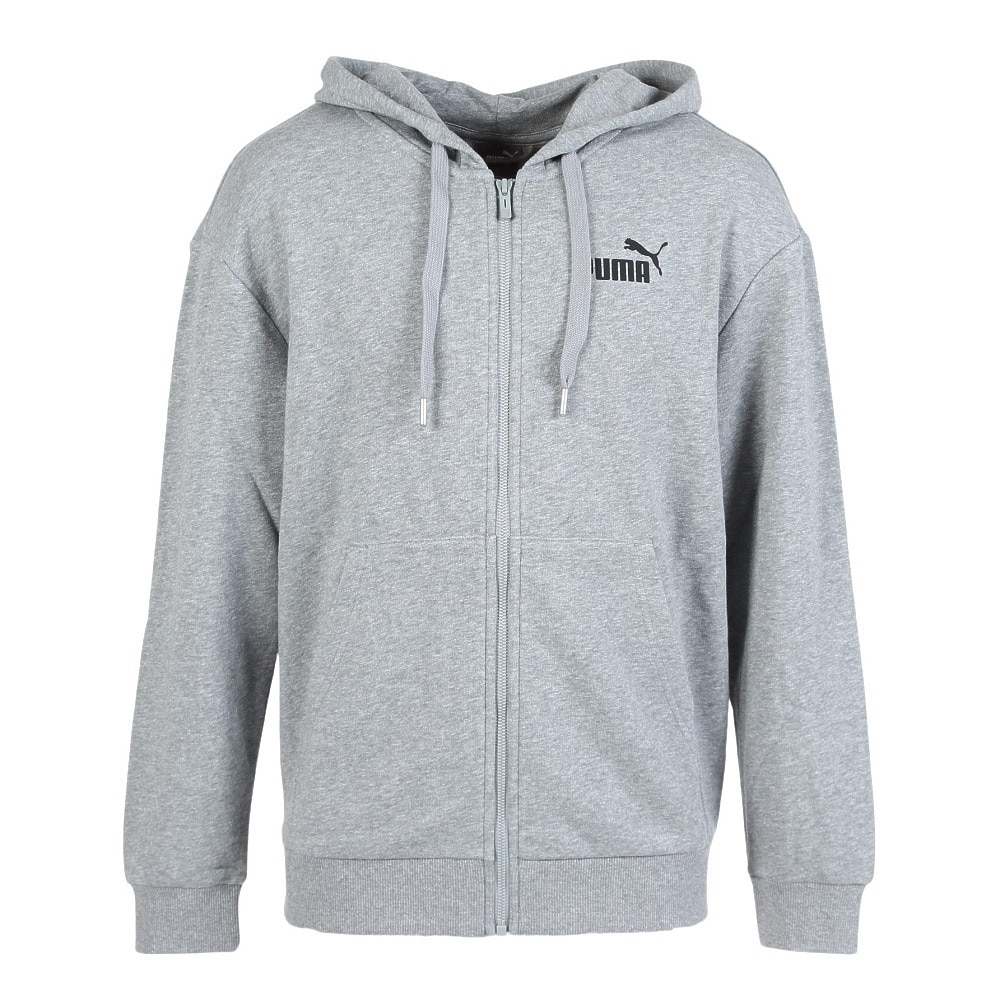 プーマ（PUMA）（メンズ）POWER グラフィック フルジップ フーディー 684218 03 GRY