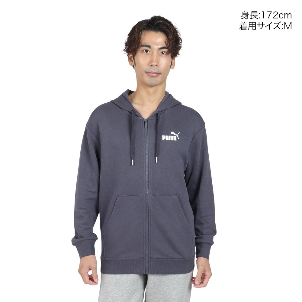 プーマ（PUMA）（メンズ）POWER グラフィック フーディー フルジップ 684218 69 DGRY