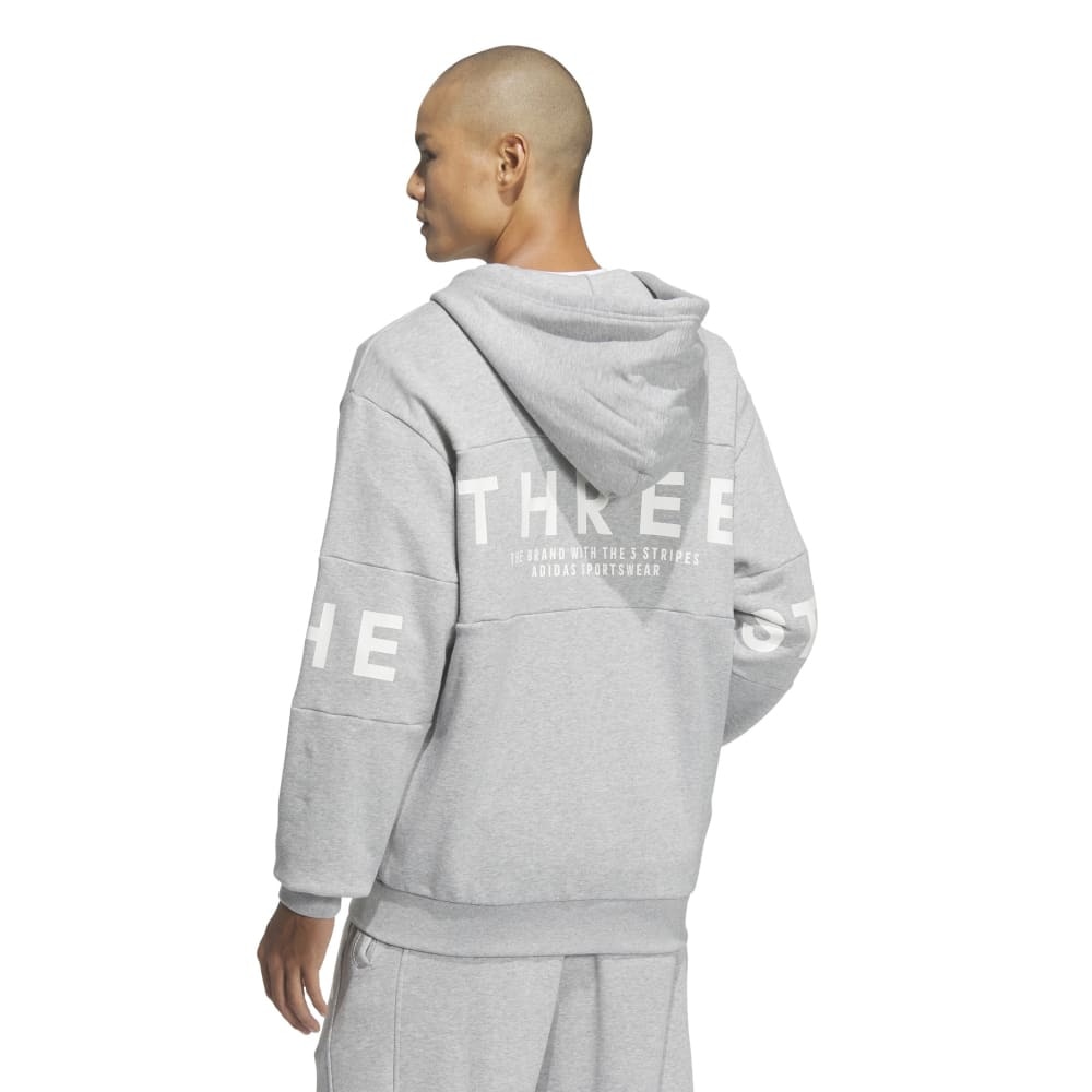 アディダス（adidas）（メンズ）ワーディング パック ルーズフィット フレンチテリー フルジップパーカー KQD36-JM2071