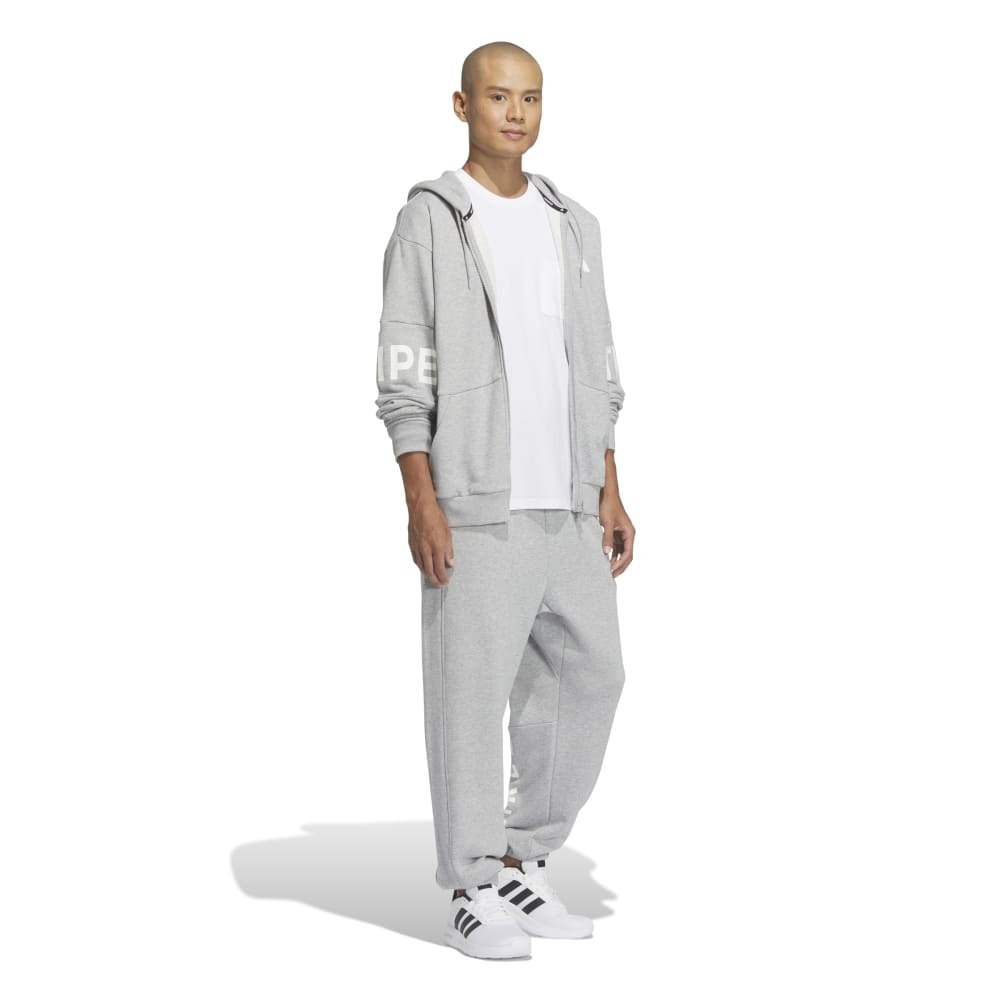 アディダス（adidas）（メンズ）ワーディング パック ルーズフィット フレンチテリー フルジップパーカー KQD36-JM2071