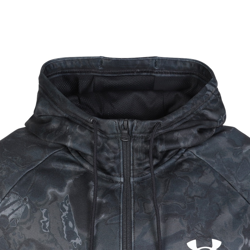 アンダーアーマー（UNDER ARMOUR）（メンズ）アーマーフリース カモ フルジップ フーディ 6007736 001