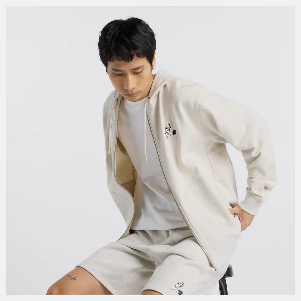ニューバランス（new balance）（メンズ）Shohei Signature フレンチテリー フルジップフーディ MT51739OTH