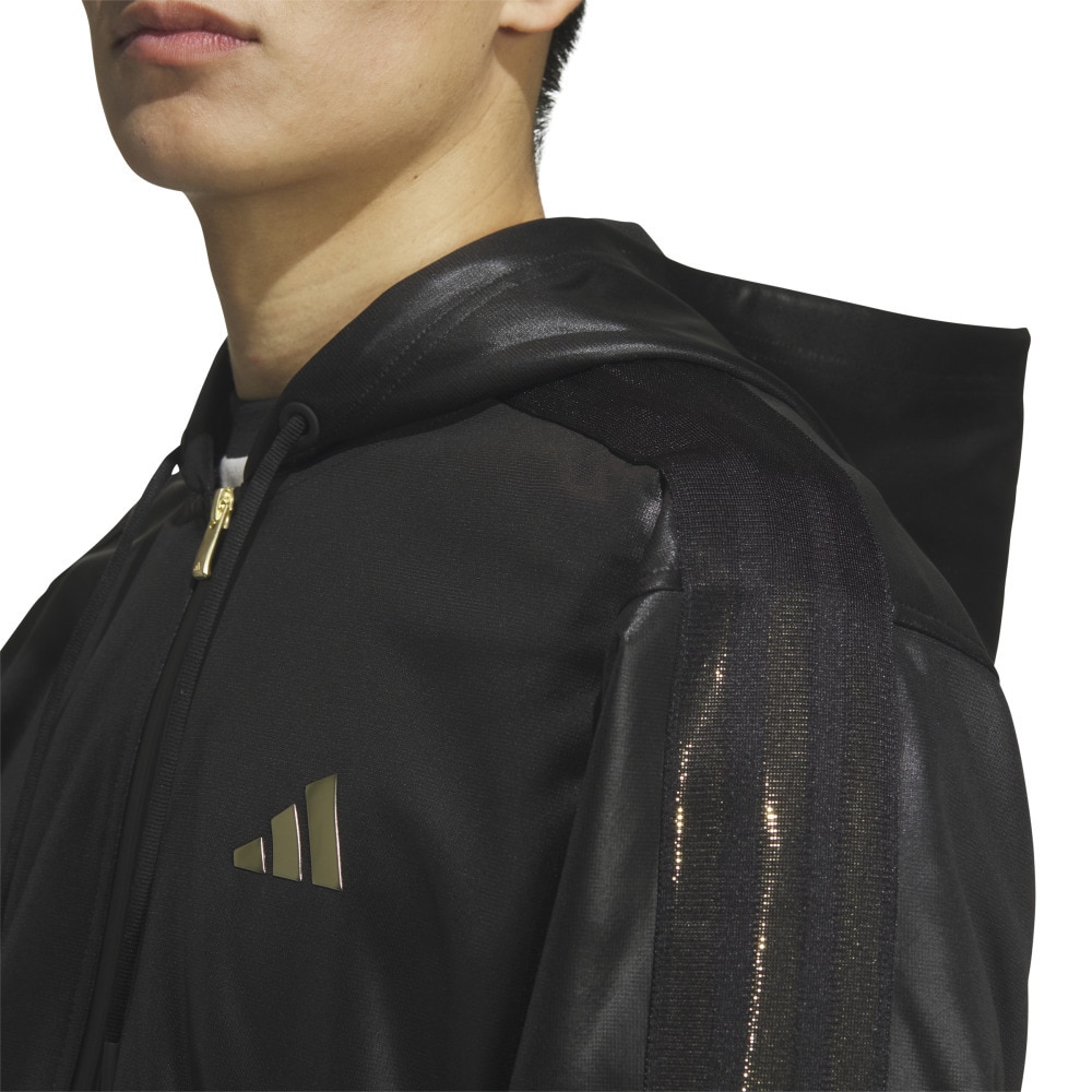 アディダス（adidas）（メンズ）Stadium Gold ルーズフィット フードトラックトップ TV847-JZ8749