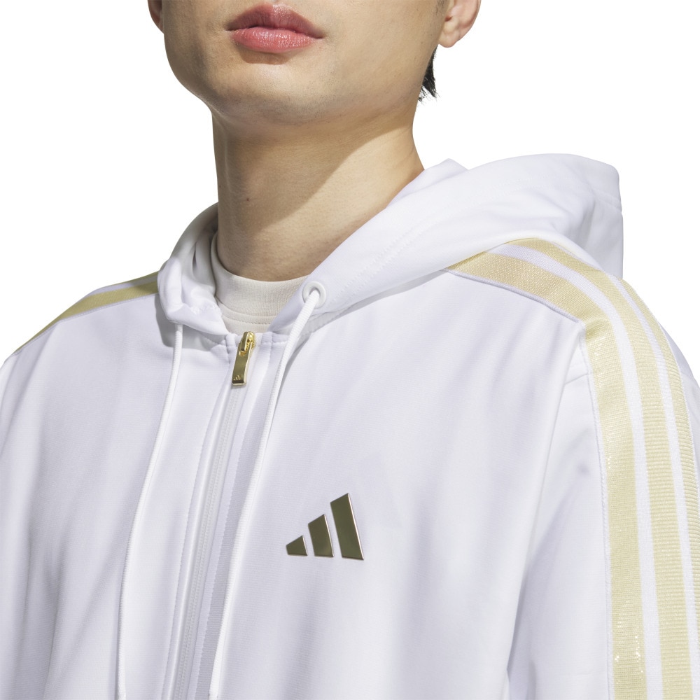 アディダス（adidas）（メンズ）Stadium Gold ルーズフィット フードトラックトップ TV847-JZ8750