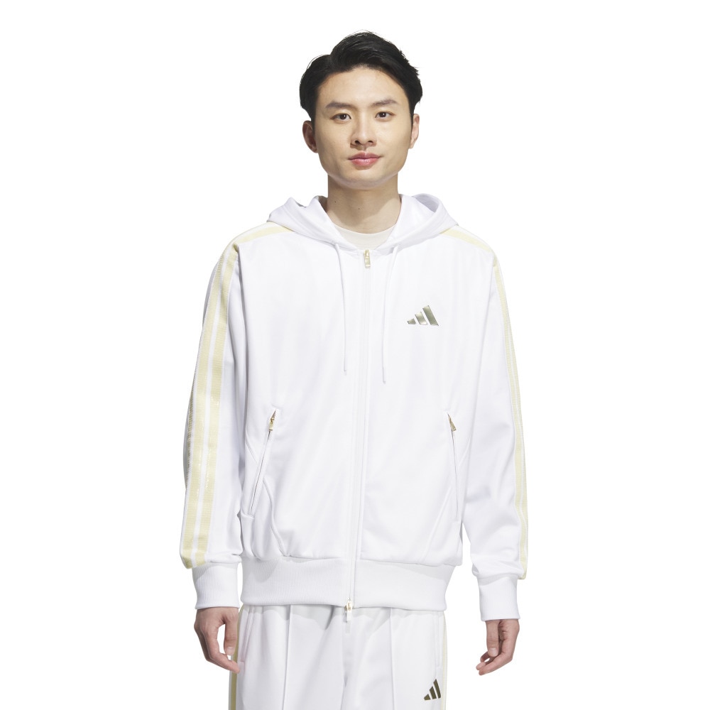 アディダス（adidas）（メンズ）Stadium Gold ルーズフィット フードトラックトップ TV847-JZ8750