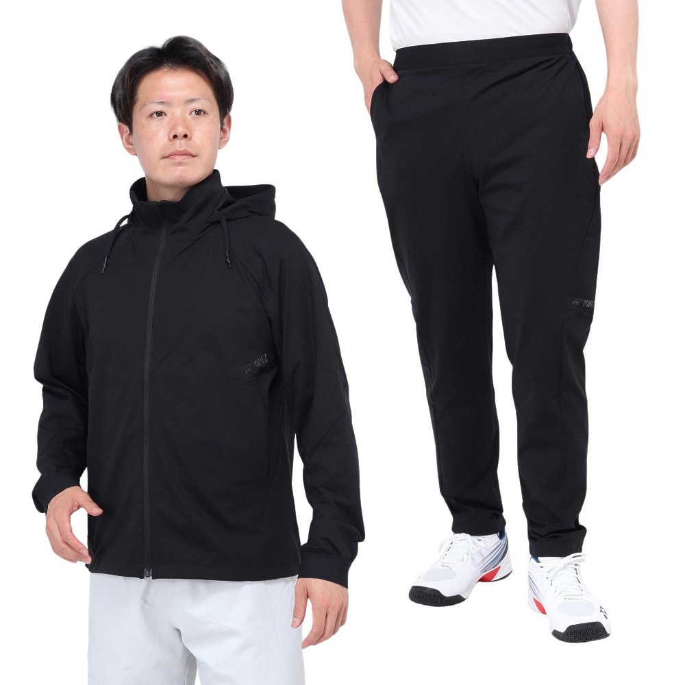 ヨネックス（YONEX）（メンズ）ユニウォーム アップパーカー上下セット RWX24012-007 RWX24013-007