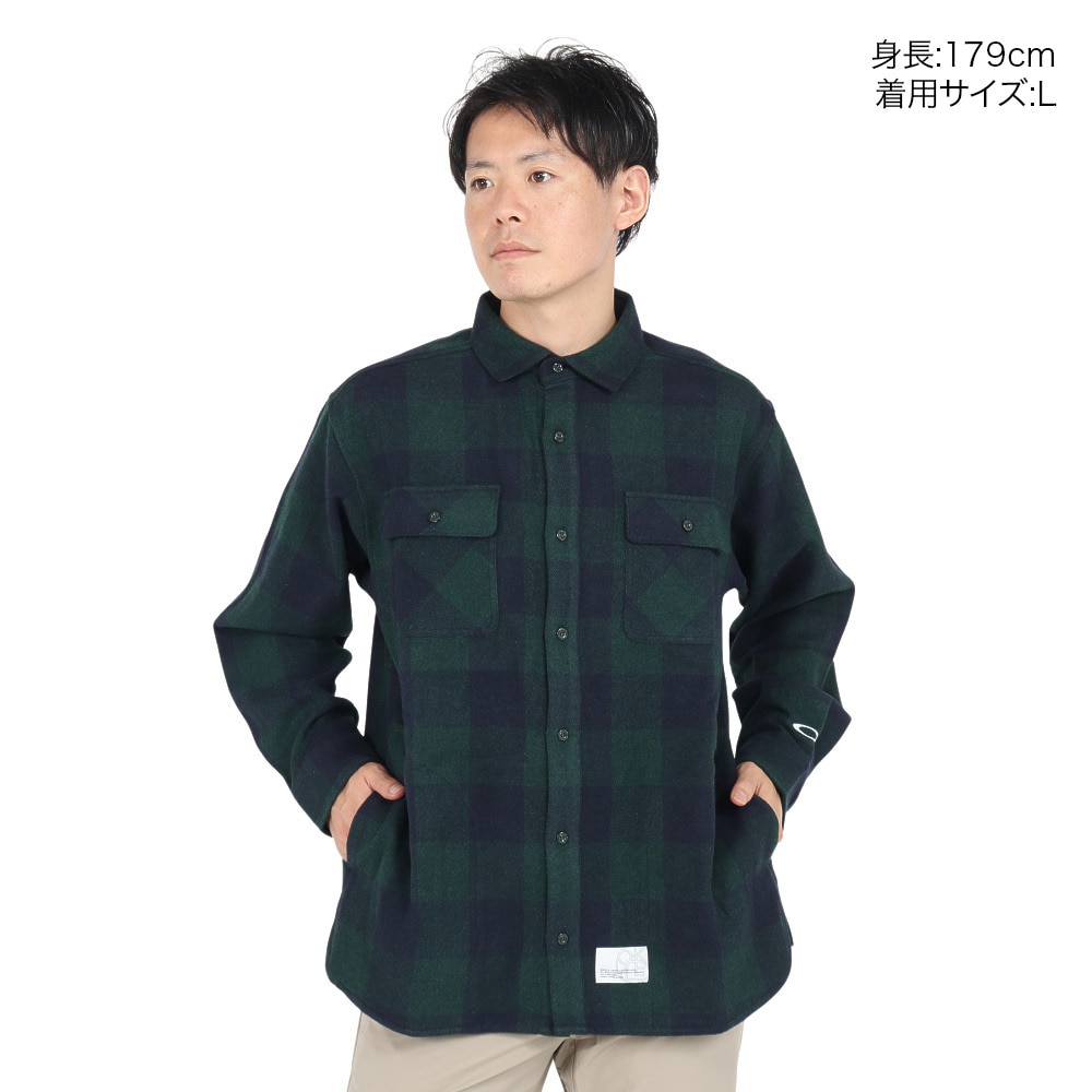 オークリー（OAKLEY）（メンズ）ESSEN ネルシャツ FOA407310-760