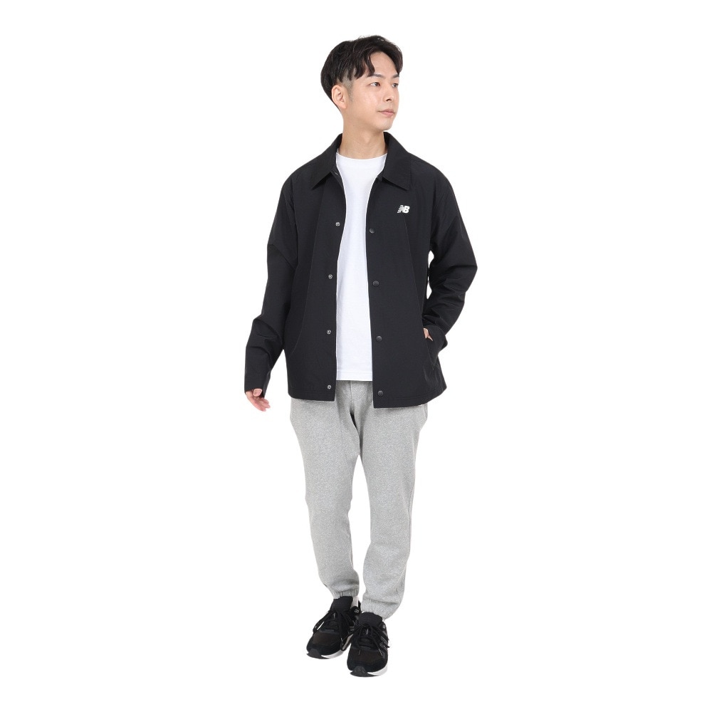 ニューバランス（new balance）（メンズ）ジャケット メンズ Essentials コーチジャケット MJ33515BK