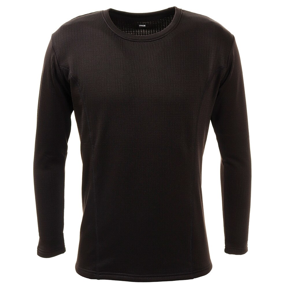  GRID WARM GEAR クルーネック長袖シャツ 860PG9JY8167 BLK オンライン価格