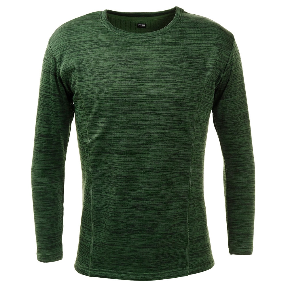  GRID WARM GEAR クルーネック長袖シャツ 860PG9JY8167 DGRN オンライン価格