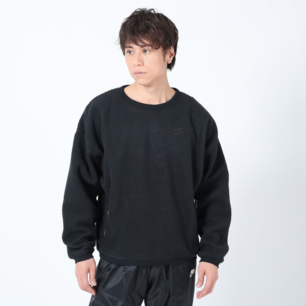ナイキ（NIKE）（メンズ）クラブ フリース ウィンタライズド クルーネック FB8379-010
