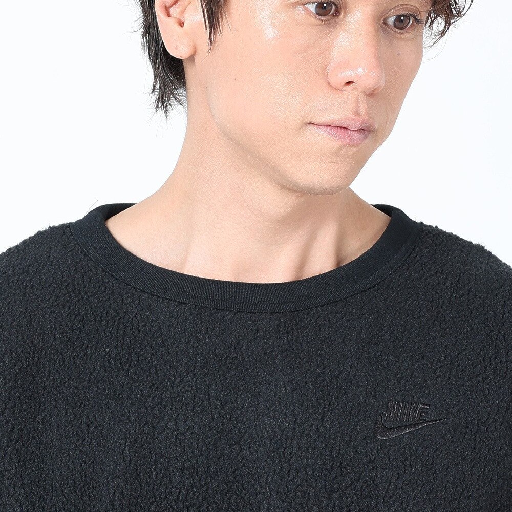 ナイキ（NIKE）（メンズ）クラブ フリース ウィンタライズド クルーネック FB8379-010