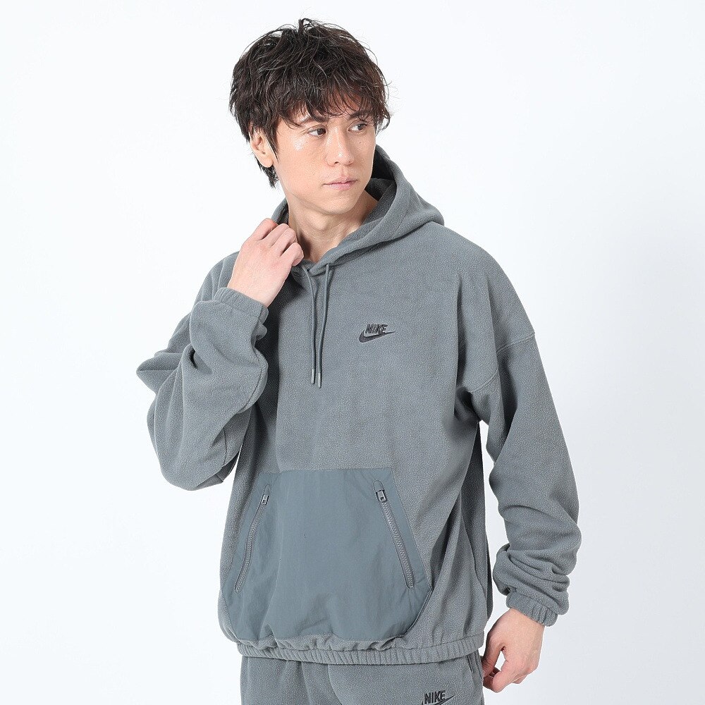 ナイキ（NIKE）（メンズ）クラブ+ POLAR フリース プルオーバー 長袖 フーディ FB8389-068