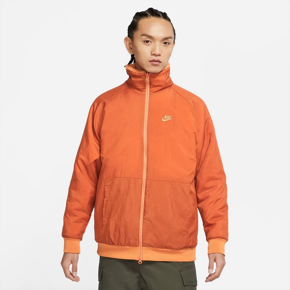 新品 NIKE ナイキ ジャケット　フーディ　オレンジ　ランニング　XL  8