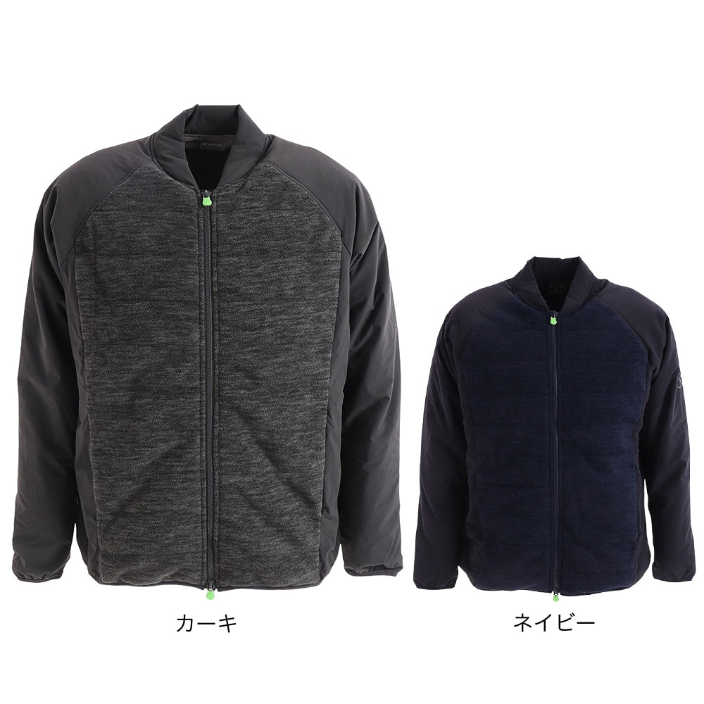ウィッテム（HUITIEME）（メンズ）メランジ 中綿ブルゾン 191-57010-098