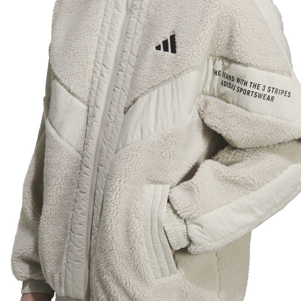 アディダス（adidas）（メンズ）ワーディングパック ルーズフィット ボアジャケット CS116-KA1272