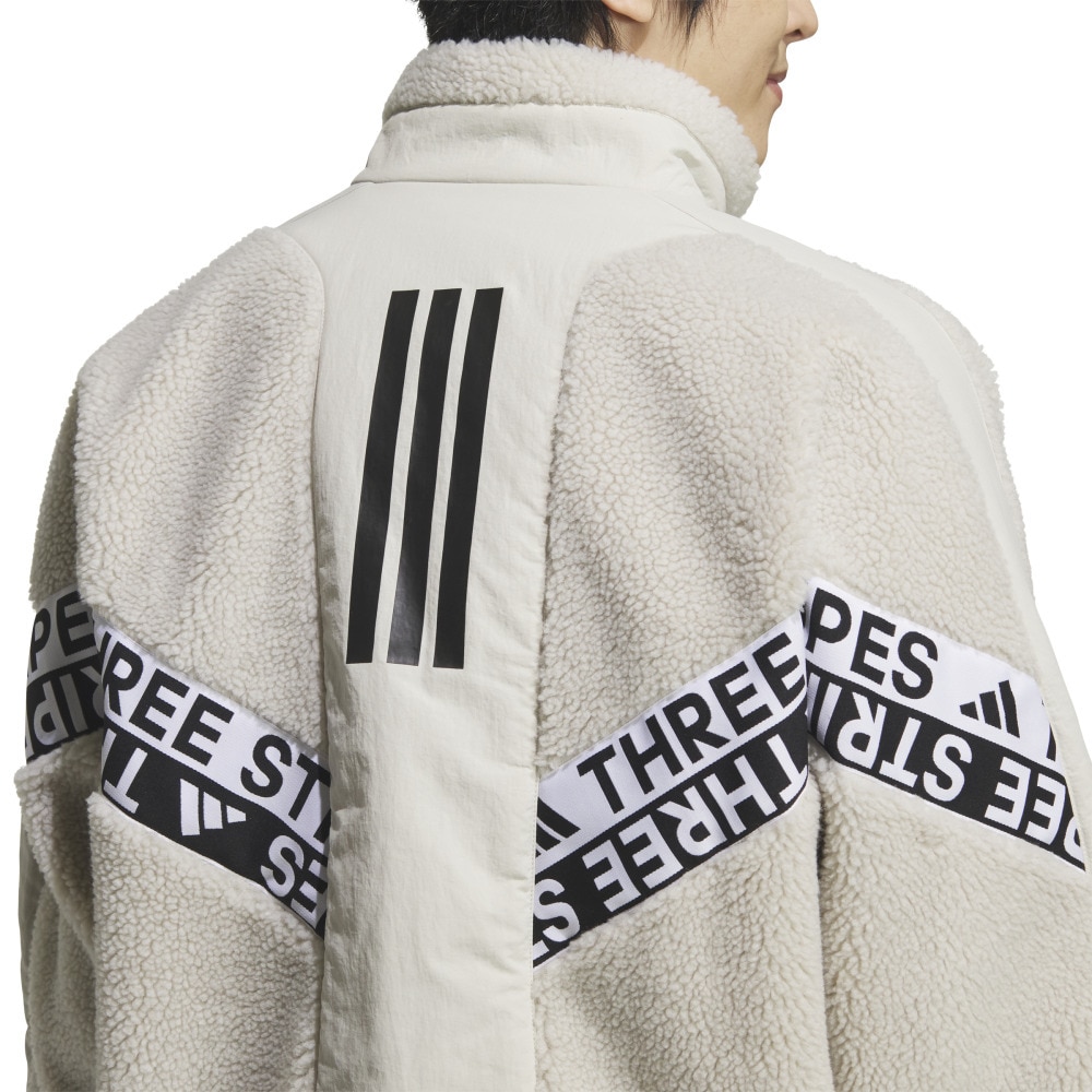 アディダス（adidas）（メンズ）ワーディングパック ルーズフィット ボアジャケット CS116-KA1272