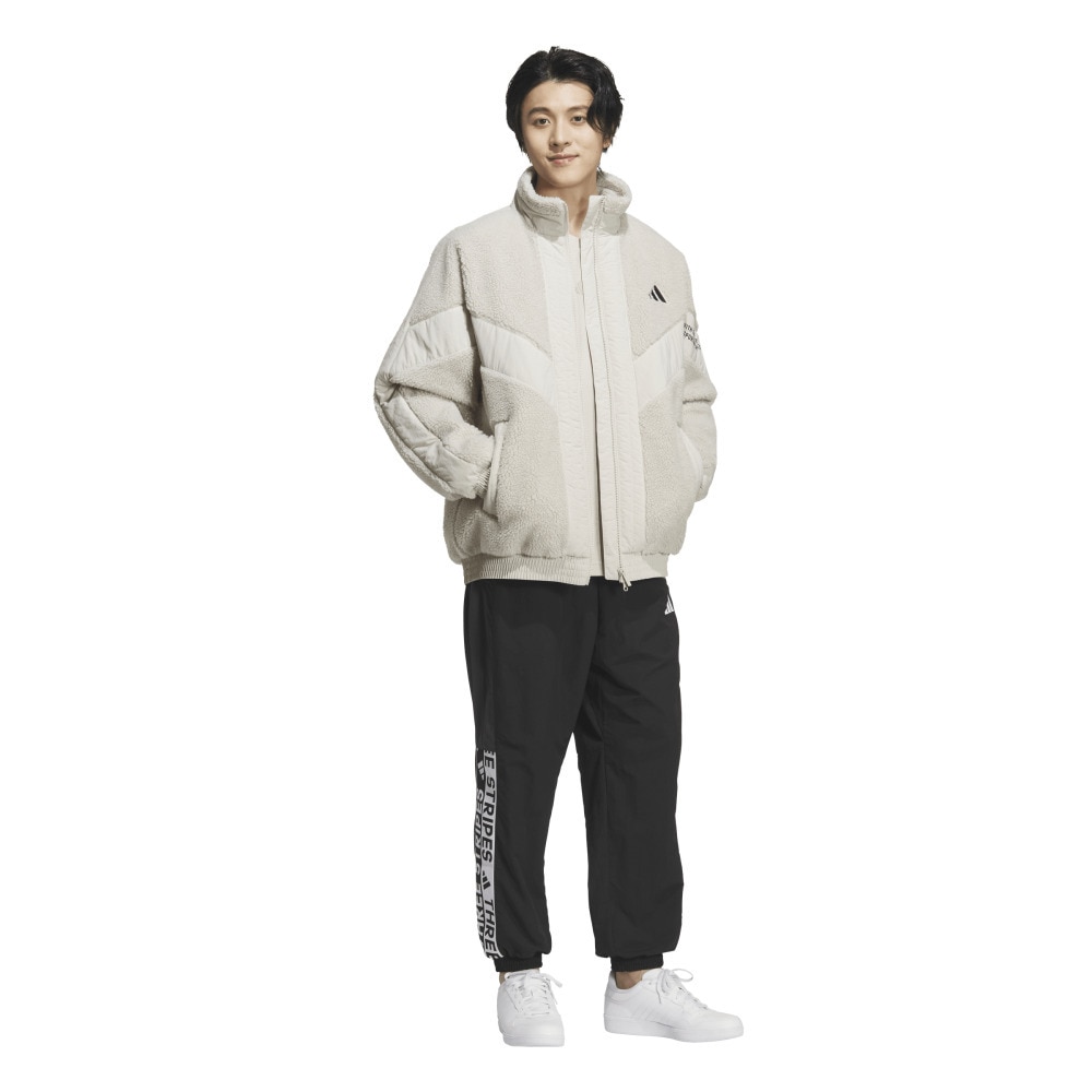 アディダス（adidas）（メンズ）ワーディングパック ルーズフィット ボアジャケット CS116-KA1272