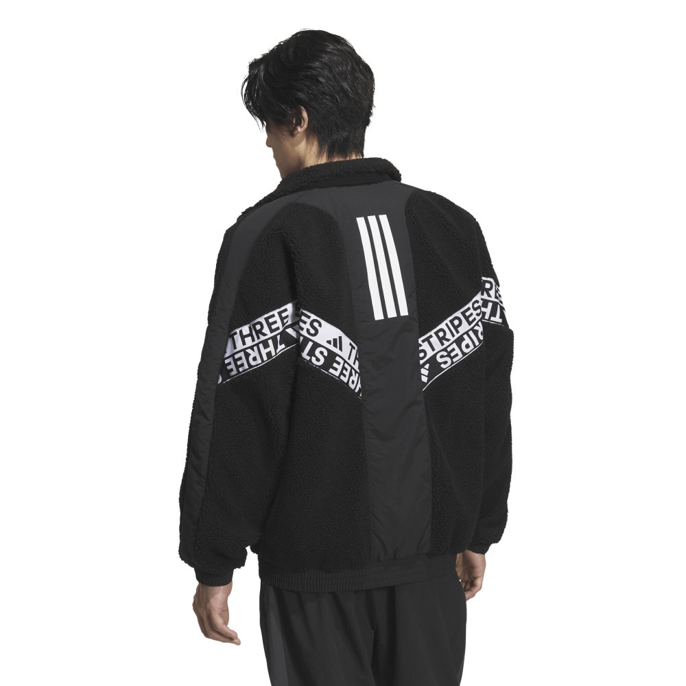 アディダス（adidas）（メンズ）ワーディングパック ルーズフィット ボアジャケット CS116-KA1273