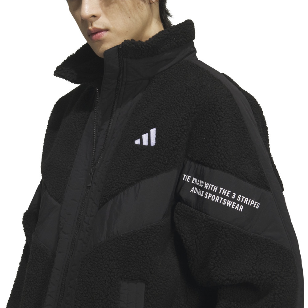 アディダス（adidas）（メンズ）ワーディングパック ルーズフィット ボアジャケット CS116-KA1273