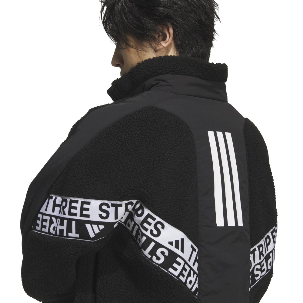 アディダス（adidas）（メンズ）ワーディングパック ルーズフィット ボアジャケット CS116-KA1273
